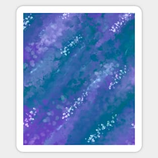 Abstract purplish painting Sticker